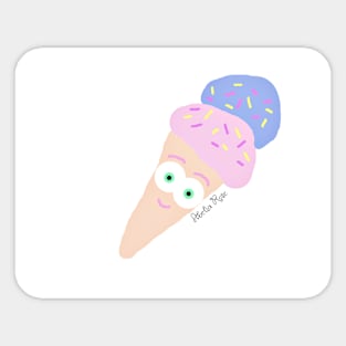 Summer IceCream | Cute Clothing | Abelia Rose Sticker